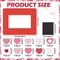 24-Pack Valentine’s Day DIY Picture Frame Craft Kit – Foam Heart Photo Frames with Stickers for Kids, Classroom Activities, Party Favors, and Valentine’s Day Gifts